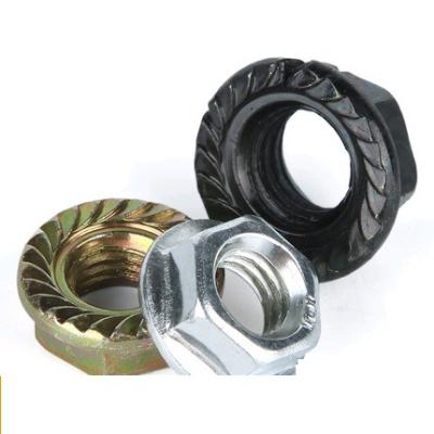 China Avaiable Sample M20 M16 Din6923 Direct Fastener Carbon Stainless Steel Hex Flange Nut for sale
