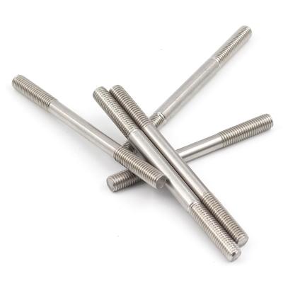 China Customizable Fastening with Stainless Steel Double End Sided Stud Bolts and Nuts for sale