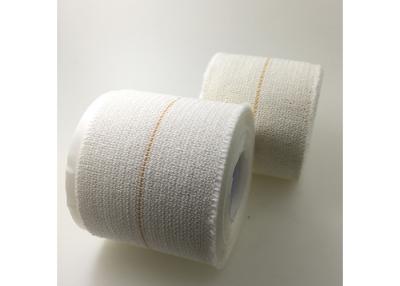 China White Cotton Sports Bandage Tape Feather Edge Hot Melt Adhesive Good Elasticity for sale
