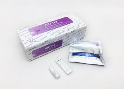 China High Accuracy Home Testing Kits , Blood Rapid HIV Home Test Kit CE Certificated for sale
