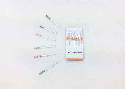 China Quick 5 Panel urine Drug Test Kit 5-15 Min Testing Time 5mm Strip Inside for sale