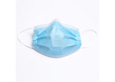 中国 2つの層青い色を使用して外科3つの層Earloopの非編まれた使い捨て可能な医学のマスク 販売のため