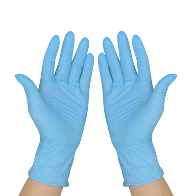 China 510K 3.0 Mil Powder Free Protective Nitrile Gloves Disposable for sale