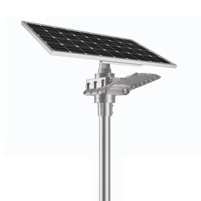 China El sensor de movimiento solar comercial enciende la lámpara de calle integrada al aire libre 14400lm en venta