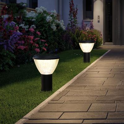 China CE Certified Effective Solar Powered Bollard Lights Ouotdoor Lawn Lamp For Courtyard Villas for sale