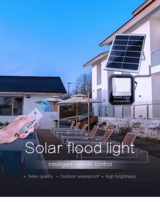 China Auto On Off LED Solar Power Security Lights With Remote Control 6000K Ip66 for sale