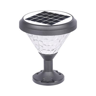 China Dusk To Dawn Solar Pillar Light Rainproof Anti Pressure For Outdoor for sale