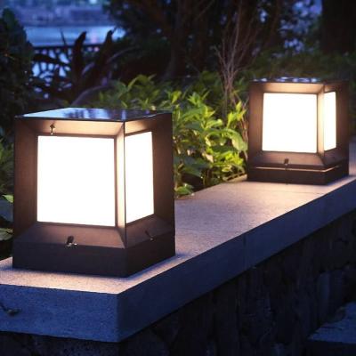 China IP67 Aluminum Energy Saving Solar Powered Pillar Lights 6V 2W With Remote Control for sale