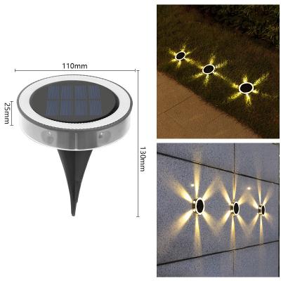 China Aluminum Buried LED Solar Pathway Lights 3500K Underground Garden Decorated for sale