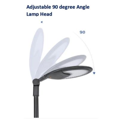 中国 調節可能な角度ヘッド 鋳造型アルミニウム LED 太陽光路灯 屋外庭灯 販売のため