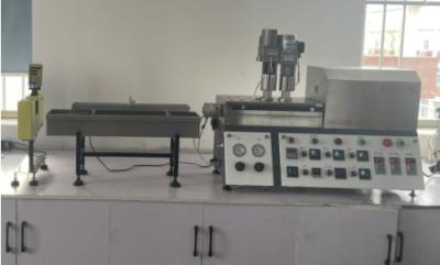 China 70rpm 0.55KW Lab Twin Screw Extruder For Single Fibre for sale