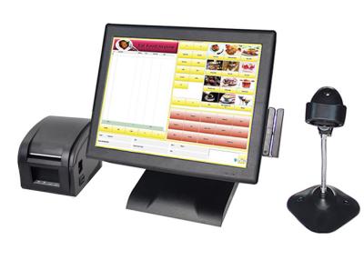 China Touch Screen Retail EPOS Systems With Vfd Customer Display High Brightness for sale