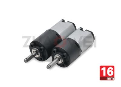 China 6 Volt 6mm Shaft Low Noise DC Motor Gearbox , small gear motor For Pan tilt Camera for sale