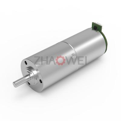 Chine moteur de réducteur d'engrenage planétaire de 12V 24V 5rpm 24mm avec l'encodeur à vendre