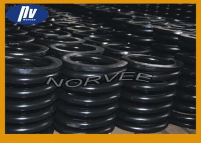 China Black Big Compression Springs , Heavy Duty Gas Springs For Engineering Machinery for sale
