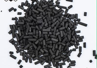 China 4mm Extruded Coconut Shell Activated Charcoal For H2S Purification for sale