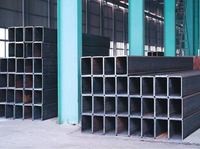 China Q195 Q235 Q345 Welded Square Steel Pipe / Structure Mild Steel Welding Tube ISO for sale