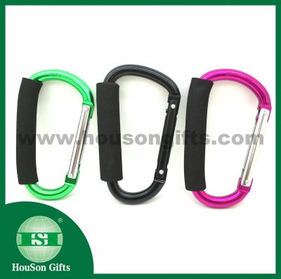 China Wholesale huge Aluminum carabiner hook snap hook big karabiner China factory for sale