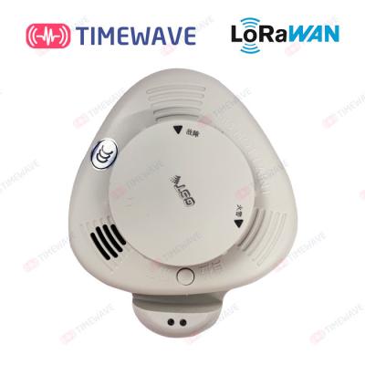 China Pedestal Wireless Smoke Detector High Sensitivity LoRa Smoke Detection Alarm for sale