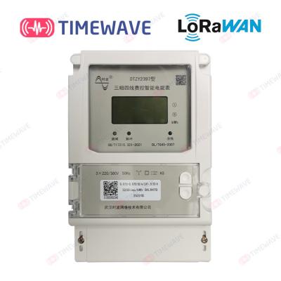 China O medidor trifásico IoT da energia de RS485 LoRaWAN baseou o sistema de medida da energia à venda
