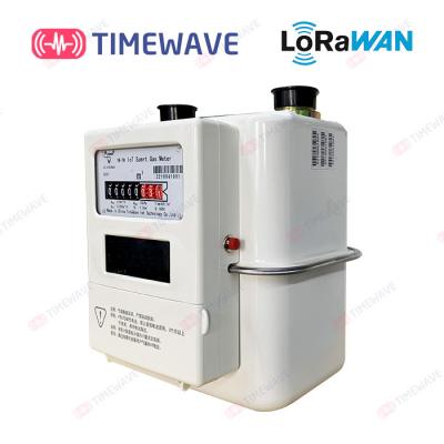 China Smart LoRaWAN Gas Meter Wifi Wireless IoT LCD Screen Built In Antenna ISO/IEC 9001 for sale