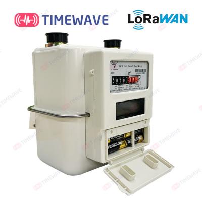 China Smart LoraWan Wireless Gas Meter With Secure Data Transfer Real Time Monitoring for sale