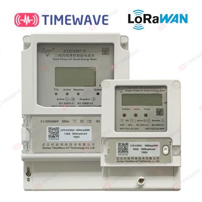 China ODM Three Phase Energy Meter LoraWan Smart Electricity Meter 80A / 100A for sale