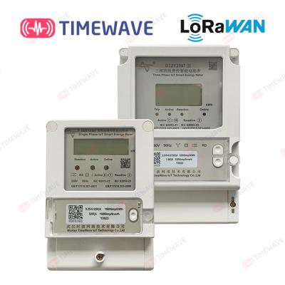 China Three Phase LoRaWAN Smart Electricity Meters With App Remote Control Function for sale