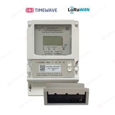 China LoRaWAN Wireless Energy Meter 3 Phase Smart Energy Meter 220v Kwh Meter Home Energy Monitoring Devices for sale