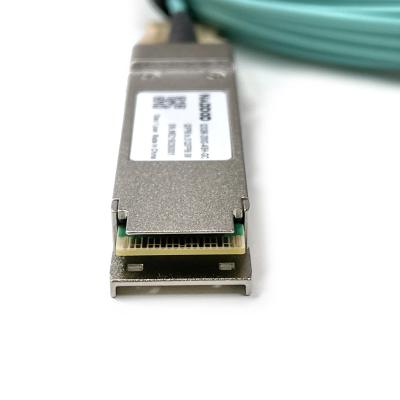 China Infiniband HDR AOC Active Optical Cable 5m Q2Q56-200G-A5H-GC QSFP56 To 2 X QSFP56 200Gbs To 100Gbs for sale