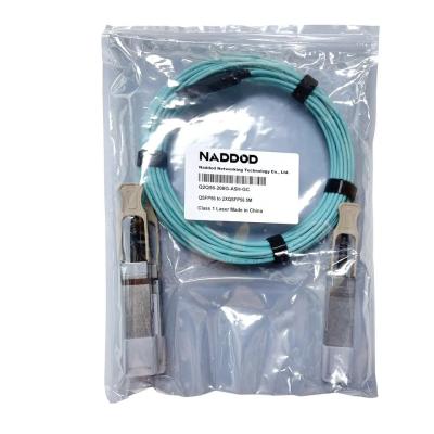 China QSFP56 200G 3M Active Optical Cable Mellanox QSFP56-200-A3H-GC for sale