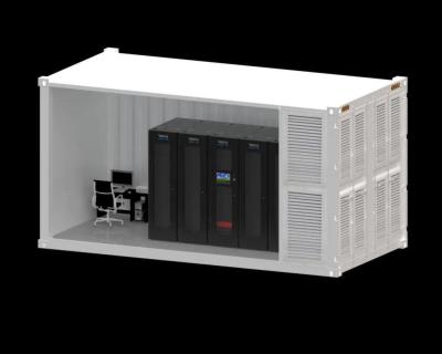 China Integrated Shipping Prefabricated Containerized Data Center White Or Black for sale