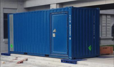 China 20ft Prefabricated 16 Racks Container Data Center With In Row Air Conditioning for sale