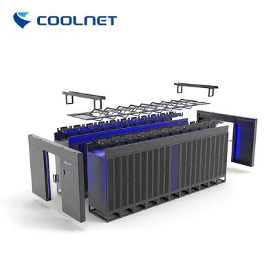 China Single Row Cold Aisle Containment Integrated Data Center Module for sale
