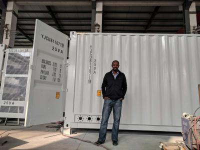 China Mobile Portable Prefabricated Data Center 2.0mm Cold Rolled Steel for sale