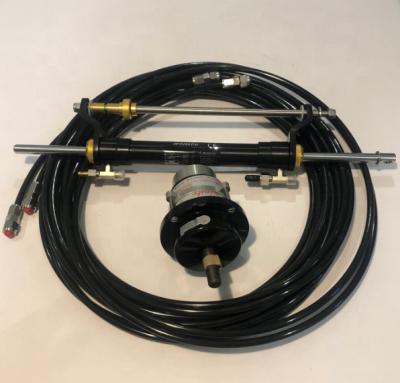 China 8m Hydraulic Pipe Light Weight Outboard Steering System , 7 Pistions Outboard Boat Motor Steering System for sale