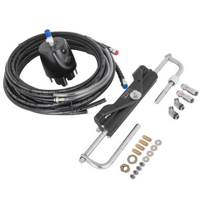 China 137cc Cylinder Helm Boat Hydraulic Outboard Steering System 150HP for sale