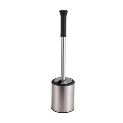 China Hygiene Cleaning Single Stainless Steel Toilet Brush Customized for sale