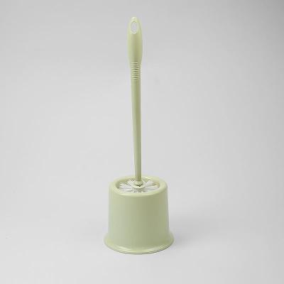 China 44x14cm Toilet Bowl Cleaning Brush Silicone Standing Bathroom Accessories for sale