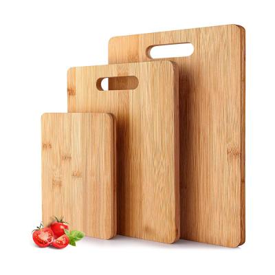 China Multifunctional 3 Piece Set Bamboo Cutting Board Anti Scratches for sale