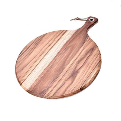 China 41*30*1.5cm Natural Wooden Round Acacia Cutting Board Chopping for sale