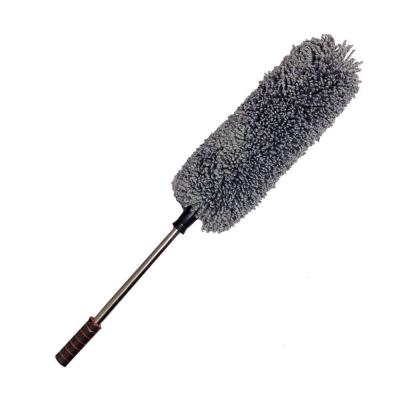 China Multipurpose Car 14x55cm Microfiber Duster Brush With Extendable Handle for sale
