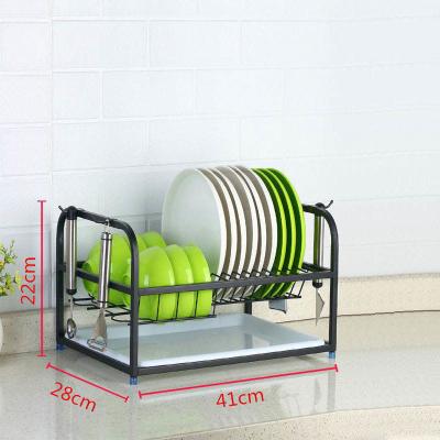 China Kitchen Fashion Stainless Steel Dish Drainer Rack Size Customized for sale