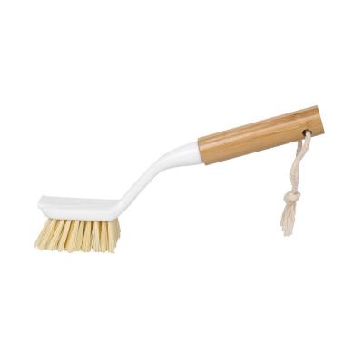China Eco Friendly sustainable Bamboo Dish Brush Long Handle Cleaning Natural Wooden for sale