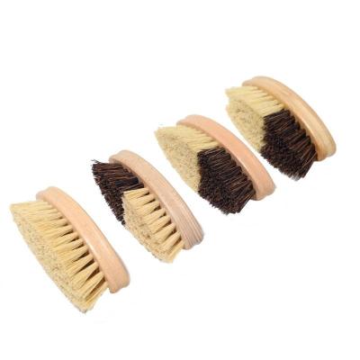 China Ergonomic Handle Bamboo Vegetable Brush Wooden Kitchen Cleaning for sale