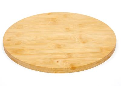 China Kitchen Pizza Cutting Bamboo Round Chopping Board Dia 30cm for sale