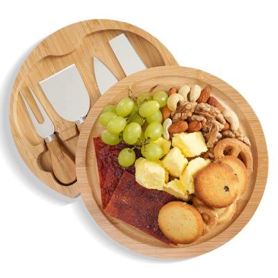 China Vegetable Meat Cheese Bamboo Cutting Board Set Classy Design for sale