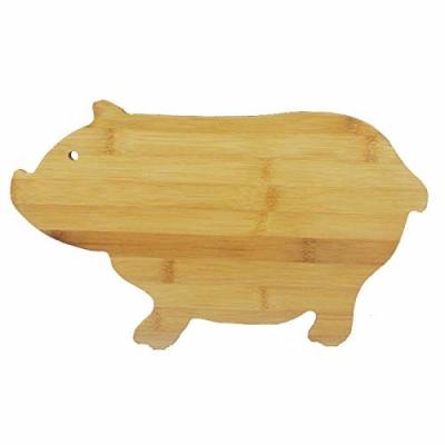 China Custom 35x19cm 24 Bamboo Cutting Board Pig Shaped for sale