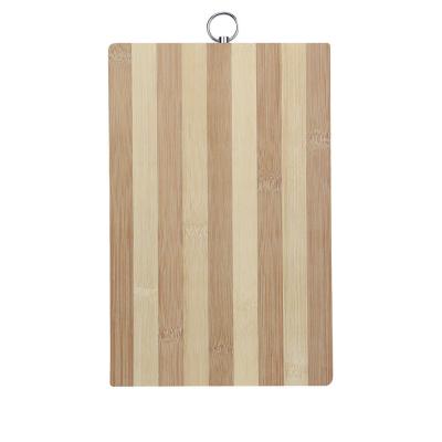 China Stripe Design Bamboo Vegetable Cutting Board Various Size Strong Non Toxic for sale