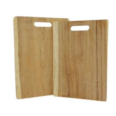 China Customized Size 33x23x1.8cm Bamboo Butcher Block Wood Chopping Cutting Board 2 Piece Set for sale